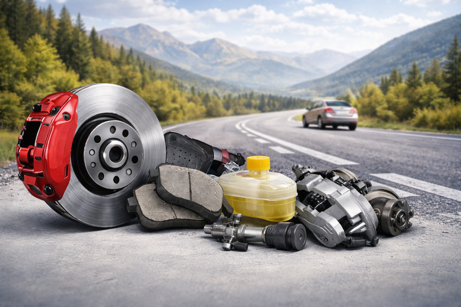 A condução segura começa pelos travões – o que deve verificar antes de partir